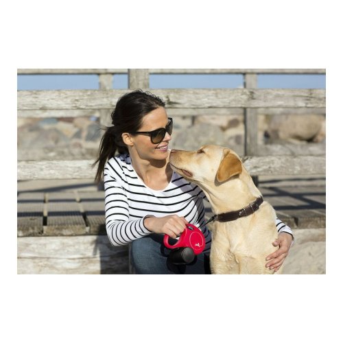 DoHundkoppel Flexi New Classic 5m Bl Storlek L