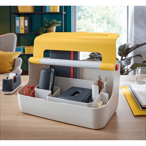 Frvaringslda Leitz Cosy Gul ABS 21,4 x 19,6 x 36,7 cm Brhandt