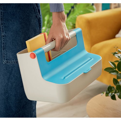 Frvaringslda Leitz Cosy Bl ABS 21,4 x 19,6 x 36,7 cm Brhandt
