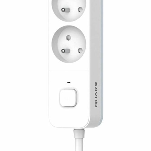 Ellist 4 Tomas-uttag med brytare QUARX (3 m)