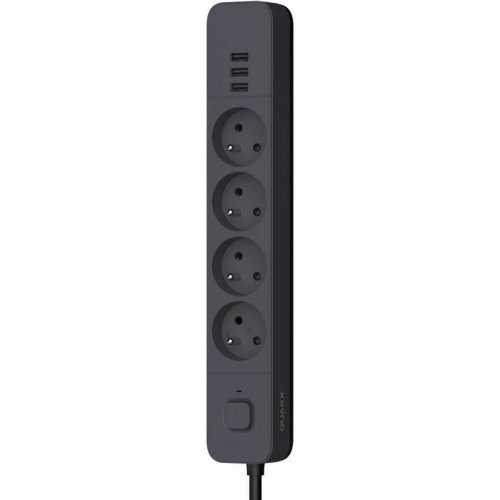 Ellist 4 Tomas-uttag med brytare QUARX (3 m)