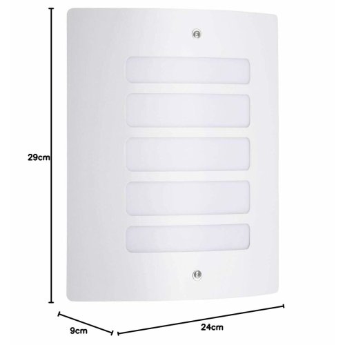 V�gglykta Brilliant Todd Vit Metall Plast 60 W E27