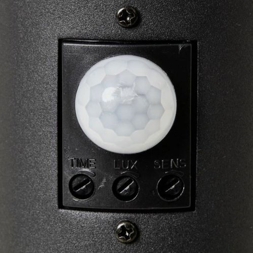 LED bollard light Brilliant Dody Rrelsesensor Metall Svart 10 W