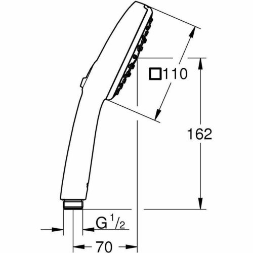 Duschros Grohe ABS Plast