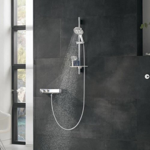 Duschros Grohe Gr Chrome Metall