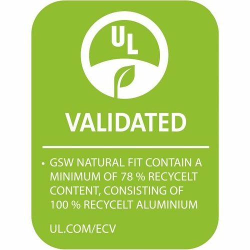Stekpanna GSW Aluminium 100 % tervunnen Naturell  28 cm