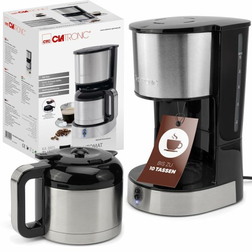Superautomatisk kaffebryggare Clatronic KA 3805 Svart Stl 800 W