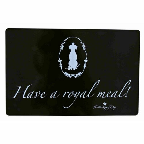 Bordsduk Trixie Have a royal meal Svart Plast 44  28 cm