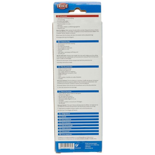 Skerhetsnt Trixie 44323 Katt Transparent Nylon 4 x 3 m