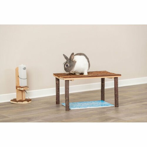 Leksak fr Gnagare Trixie Brun Bark 45  27  35 cm Plattform