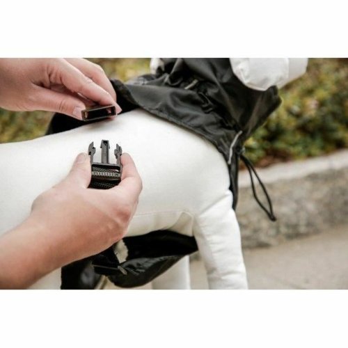Regnrock fr hundar Kerbl Svart L 45 cm