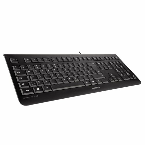 Franskt Tangentbord Cherry Qwerty Spanska Svart