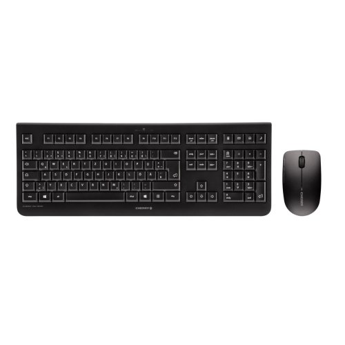 Trdlst Tangentbord och Mus Cherry JD-0710ES-2 Svart Qwerty Spa