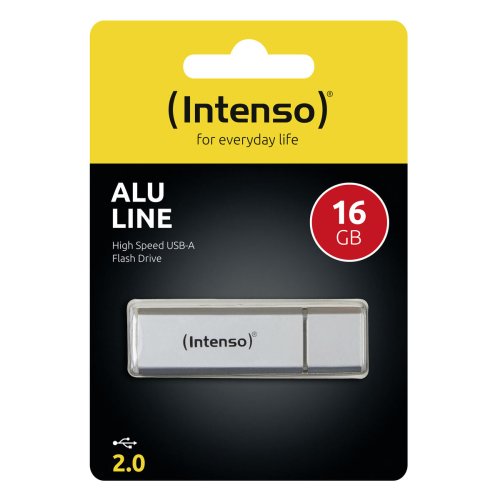 USB-minne INTENSO Alu Line Silver 16 GB