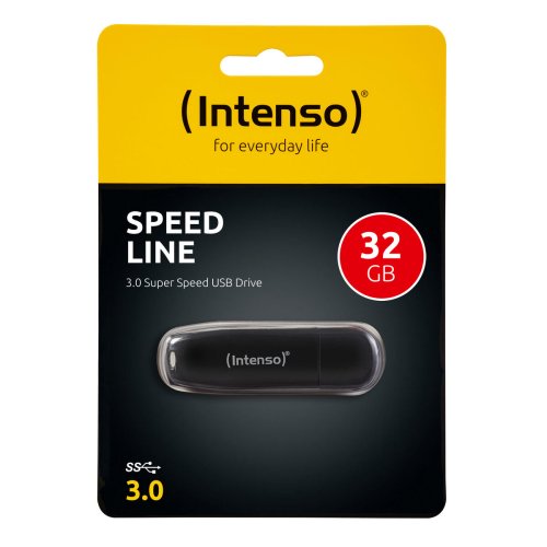 USB-minne INTENSO 3533480 USB 3.0 32 GB Svart 32 GB DDR3 SDRAM