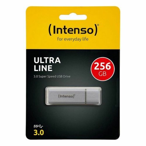 Minnessticka INTENSO 3531492 USB 3.0 256 GB Silvrig Silver 256 G