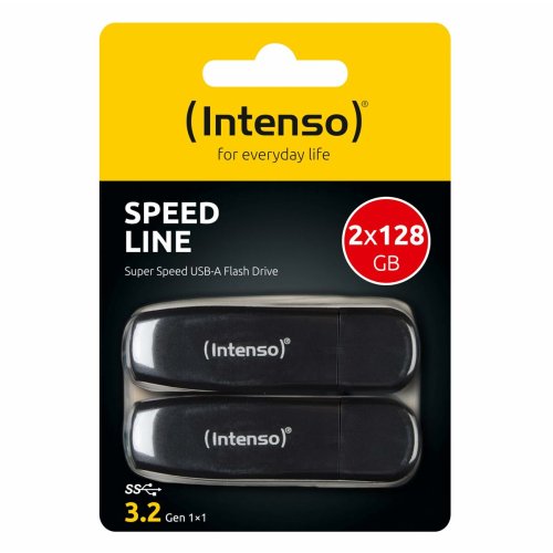 USB-minne INTENSO 3533495 Svart 128 GB