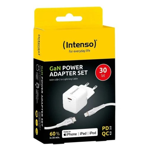 Vggladdare INTENSO W30C Vit 30 W