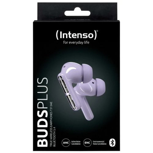 Hrlurar med Mikrofon INTENSO Buds Plus Violett