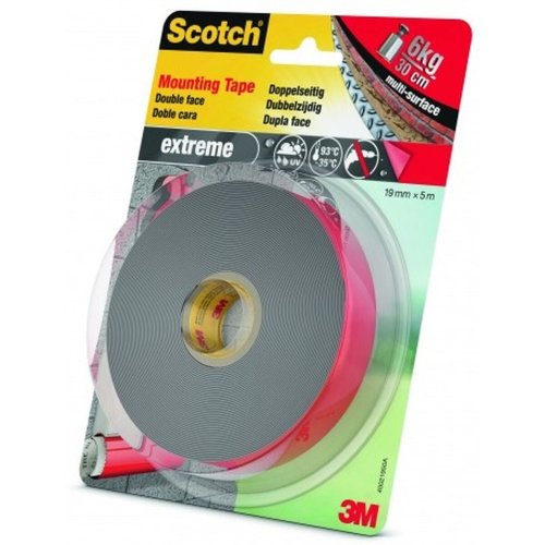 Dubbelsidig Tejp Scotch extreme 19 mm x 5 m Gr