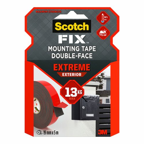 Dubbelsidig Tejp Scotch extreme 19 mm x 5 m Gr