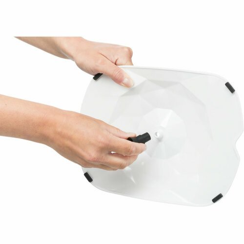 Fontn fr husdjur Trixie Polygon Vit Gr Silikon Melamin 2,5 L