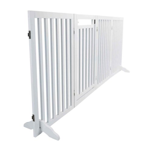 tkomstdrr Trixie Hund Vit 60-160 x 81 cm