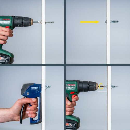 Pluggar och skruv Rapid M4 x 40 mm � 8 x 32 mm Metall Expansion