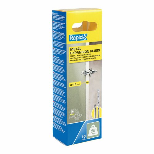Pluggar och skruv Rapid 5001546 M4 x 40 mm  8 x 32 mm Metall Ex