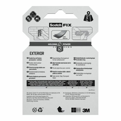 Dubbelsidig Tejp Scotch 19 mm x 1,5 m
