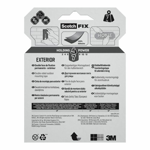 Dubbelsidig Tejp Scotch 19 mm x 5 m