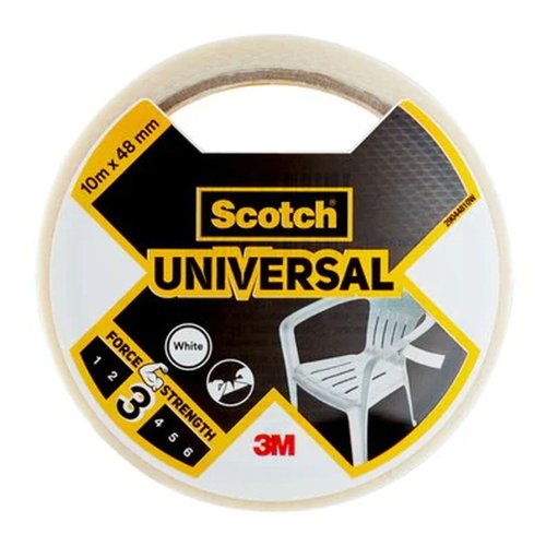 Silvertejp Scotch Vit 10 m x 48 mm 6 Delar