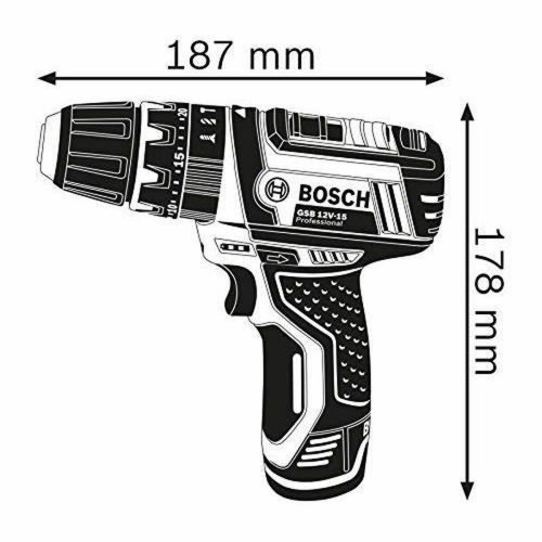 Borr/skruvdragare BOSCH GSB 12V-15 Professional 12 V