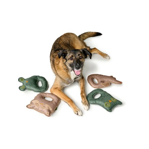 Hundleksak Hunter Tough Tundra Grn Mus