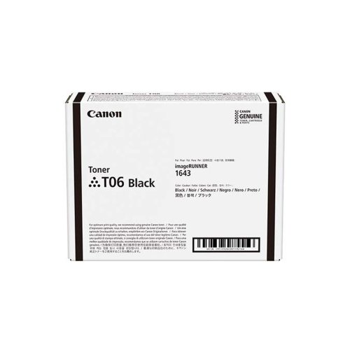 Original Toner Canon T06 Svart