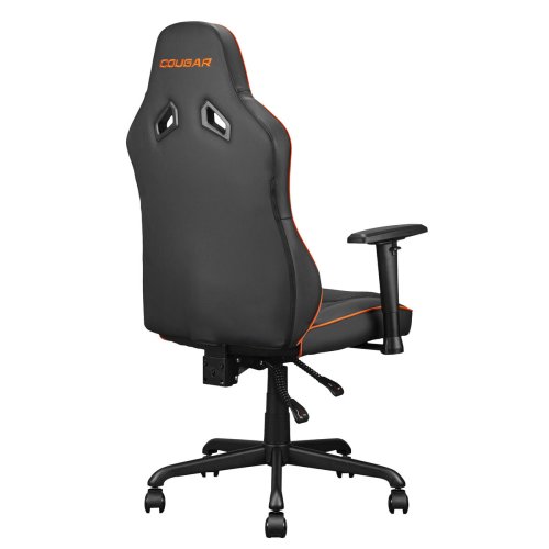 Spelstol Cougar Fusion S Svart Svart/Orange