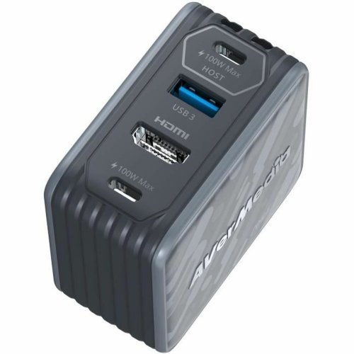 Vggladdare AVERMEDIA6130 GC313 Svart noir 100 W