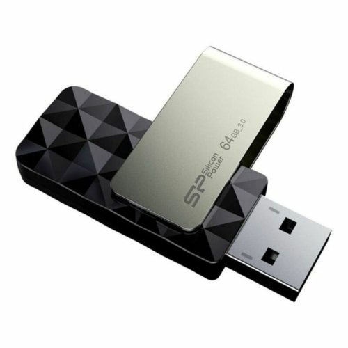 USB-minne Silicon Power Blaze B30 64 GB Svart