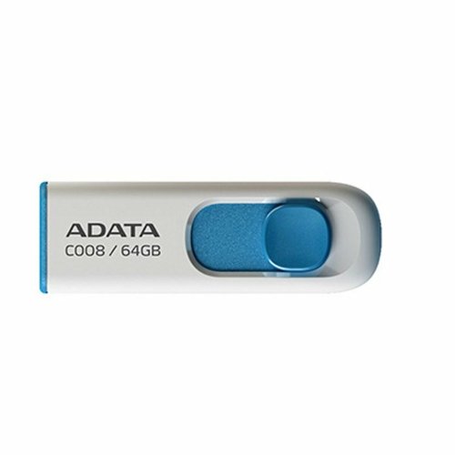 USB-minne Adata AC008-64G-RWE 64 GB Vit