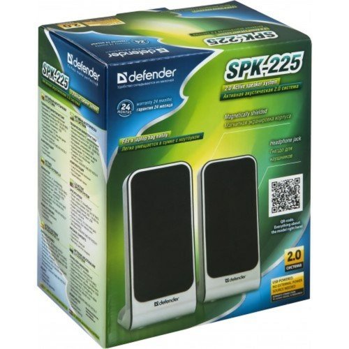 PC-hgtalare Defender SPK-225 Svart