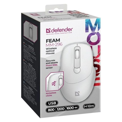 Trdls Mus Defender MM-296 RF Vit