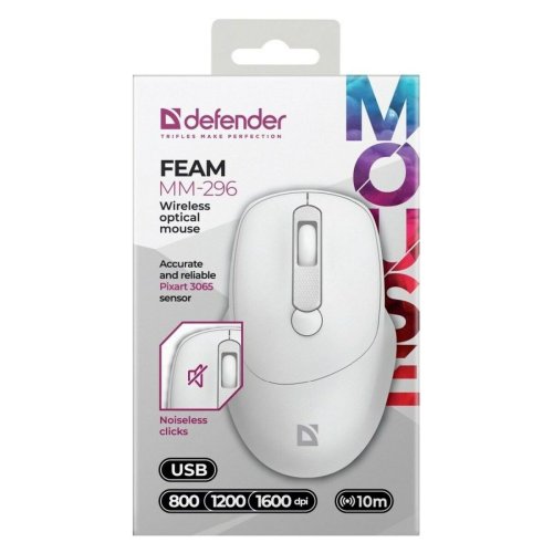 Trdls Mus Defender MM-296 RF Vit