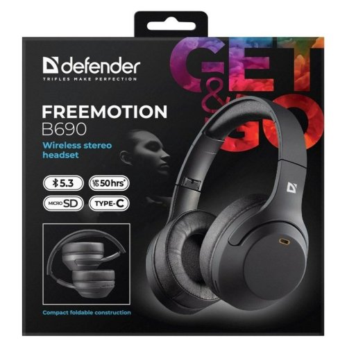 Bluetooth Huvudbands Hrlurar Defender FREEMOTION B690
