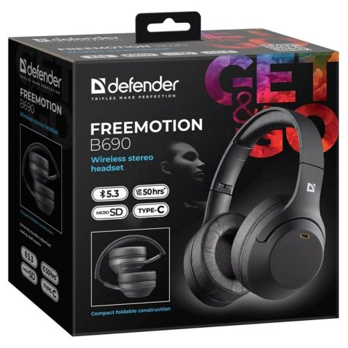 Bluetooth Huvudbands Hrlurar Defender FREEMOTION B690