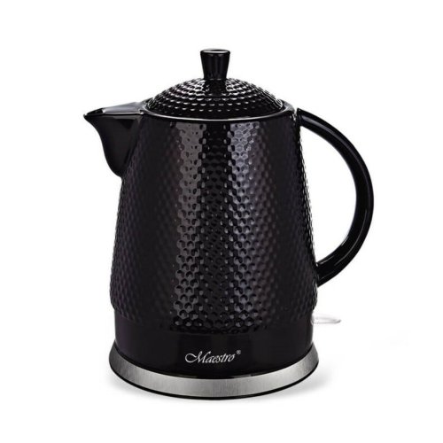 Vattenkokare Feel Maestro MR-069 Vit Svart Keramisk 1500 W 1,5 L