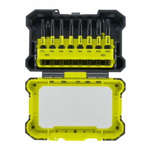 Bitssats Ryobi RAK10MSDI 50 mm 10 Delar Phillips Pozidriv Torx