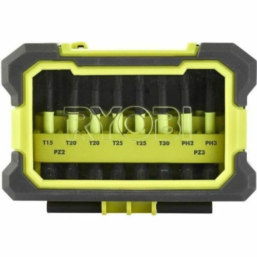 Bitssats Ryobi RAK10MSDI 50 mm 10 Delar Phillips Pozidriv Torx