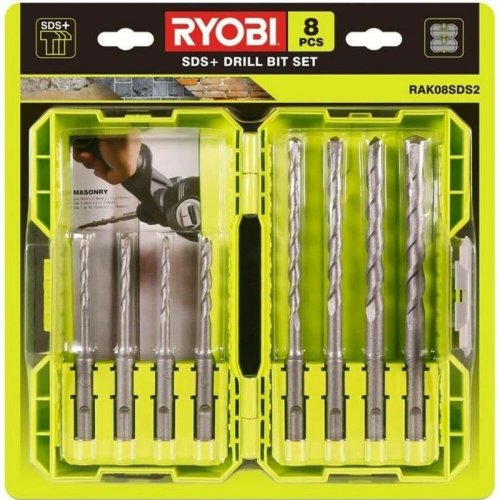 Spolset Ryobi RAK08SDS2 8 Delar
