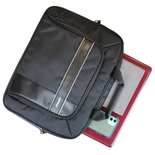 Laptopvska Addison 301014 Svart Svartvit 40 x 32 x 9 cm