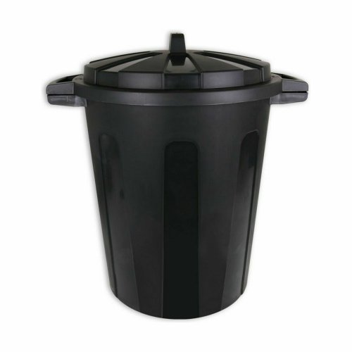 Papperskorg Dem 70 L Svart 56 x 45 x 60 cm (3 antal)